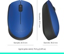 Logitech Wireless Mouse M171 Blue -MO678-PN