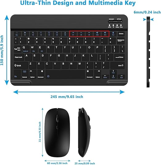 Rapoo Wireless Keyboard & Mouse 18458 -Black