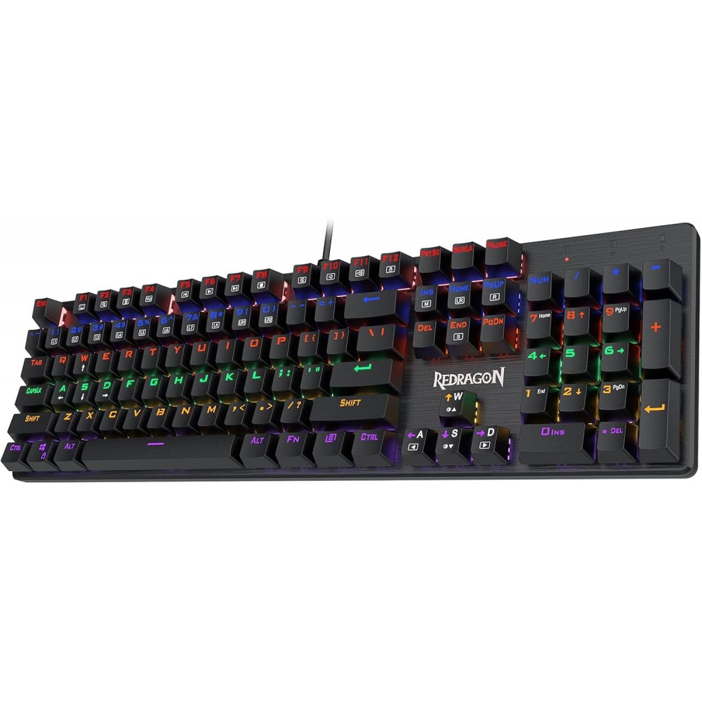 REDRAGON GAMING KB - VALHEIM RAINBOW ELITE - K608E -BLUE