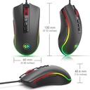 REDRAGON GAMING MOUSE - COBRA - M711-2
