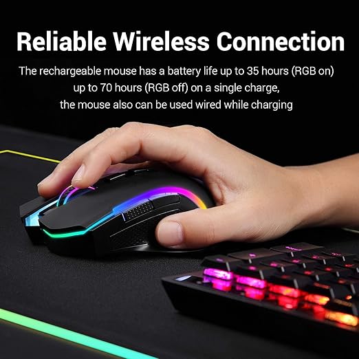REDRAGON GAMING MOUSE - GRIFFIN - M602-KS  WIRELESS