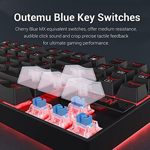 REDRAGON KUMARA MECHANICAL GAMING KEYBOARD-DUST PROOF BLUE