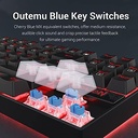 REDRAGON KUMARA MECHANICAL GAMING KEYBOARD-DUST PROOF BLUE