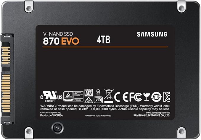 Samsung 870 EVO 4+B844TB SATA 2.5 SSD 