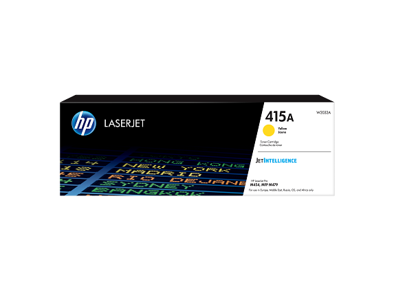HP 415A Yellow Toner Cartridge W2032A W2032-00901a, EMEA