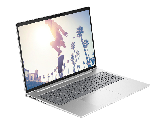 HP ProBook 460 G11 16 inch NaturalSilver WWAN T IRcam FPR CoreSet FreeDOS WhiteBG FrontRightOpen