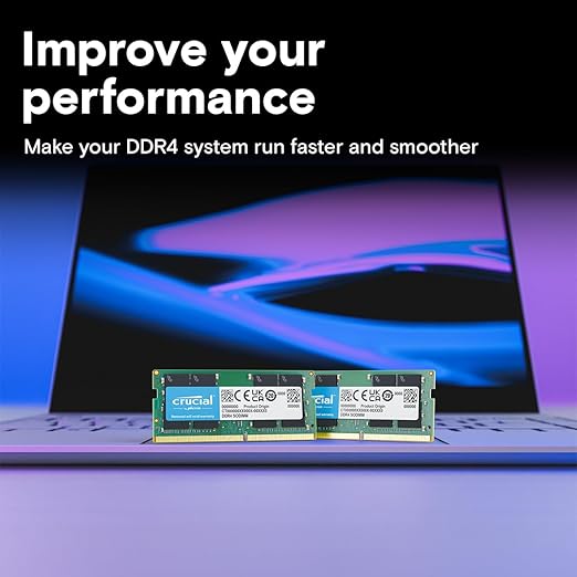 Crucial 32GB DDR4 3200 MHz SO-DIMM Memory Module - CT32G4SFD832A