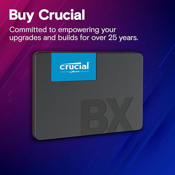 Crucial BX500 1TB 3D NAND SATA 2.5-inch SSD