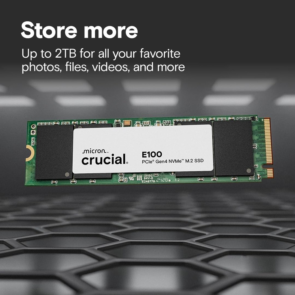 Crucial E100 Gen4 2280 M.2 SSD 1TB