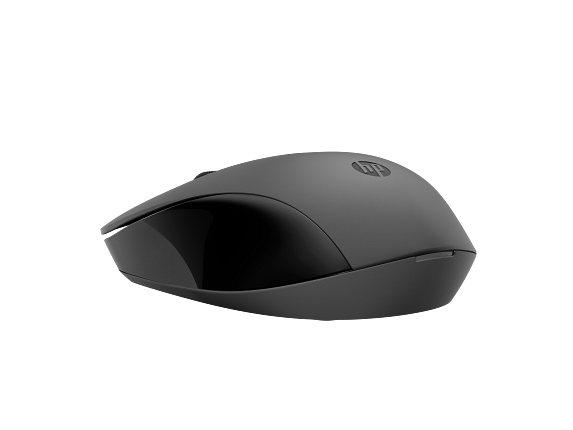 21C1 - HP 150 Wireless Mouse, JackBlack, Low Rear Left
