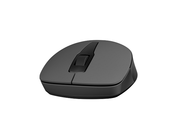 21C1 - HP 150 Wireless Mouse, JackBlack, Front Left