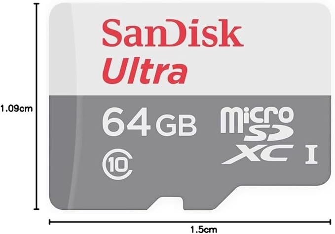 SanDisk Ultra microSDXC 64GB 100MB/s Class 10 UHS-I-SDSQUNR-064G-GN3MN