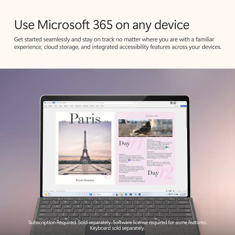 Microsoft - Surface Pro - Copilot+ PC - 13” OLED Touch-Screen - Snapdragon X Elite - 16GB Memory - 1TB SSD - Device Only (11th Ed) - Black