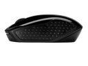 HP 200 Black Wireless Mouse, Left facing Profile