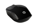HP 200 Black Wireless Mouse, Left Facing