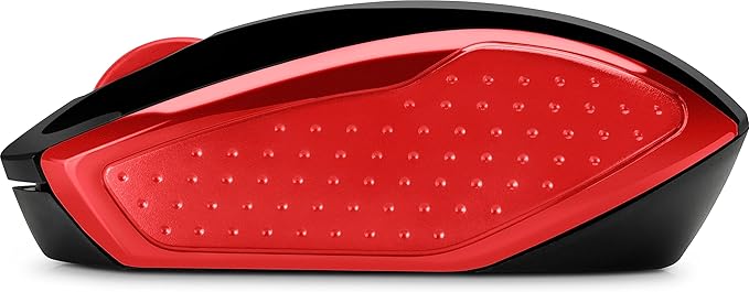 HP Wireless Mouse 200 (Red) – Model 2HU82AA – Ergonomic 2.4GHz Optical Mouse with USB Nano Receiver