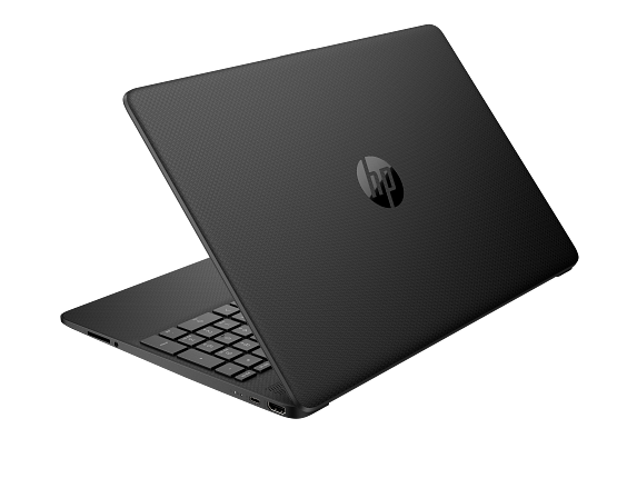 20C1 - HP 15 Laptop PC 15, Jet Black, nonODD, nonFPR Left Rear Facing