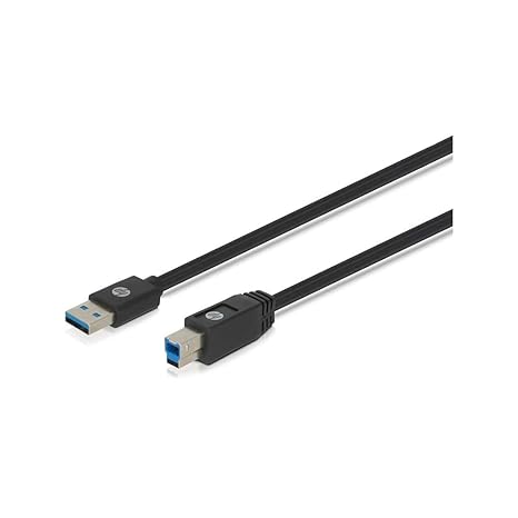 HP USB-A to USB-B Cable (2UX12AA) – High-Speed 1.8m Printer Cable for HP Printers and Scanners