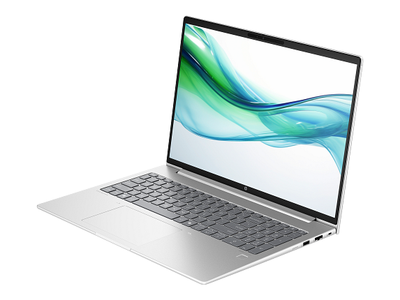 HP ProBook 460 G11 16 inch NaturalSilver WWAN T IRcam FPR CoreSet AHS WhiteBG FrontLeftOpen