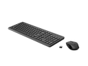 21C1 - HP 330 Wireless Mouse and Keyboard Combination, JackBlack, Wireless, USB, Front Left, LED Off