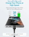 Anker 322 USB-C to USB-C Cable (A81F5H11) – 09 m Braided Charging Cable – Supports Power Delivery & High-Speed Data Transfer – Black