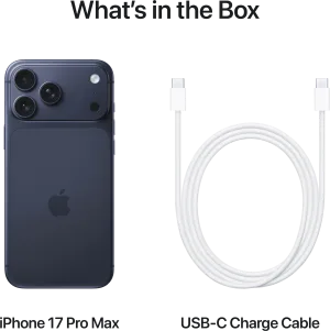 Apple iPhone 17 pro max ,Deep Blue ,256GB, Model A3525 – E SIM 