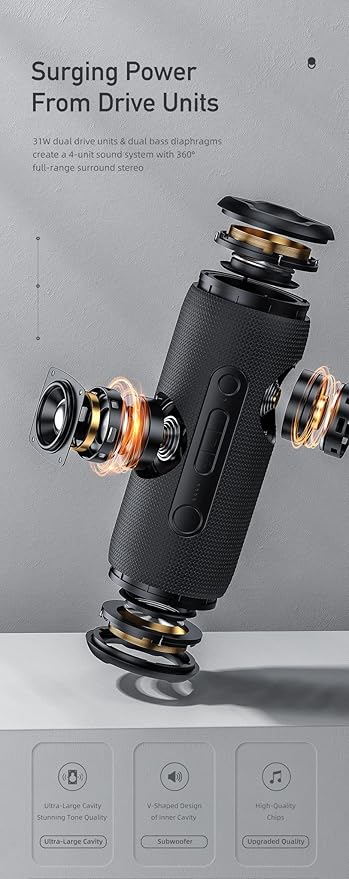 Awei Bluetooth 3D Stereo Speakers-Y669.