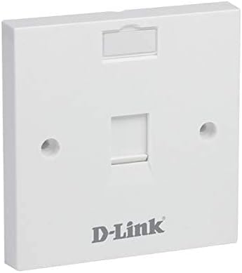 D-LINK External faceplate with single UTP Cat 6 insert and backbox for network end point