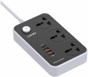 LDNIO 3 POWER SOCKET+USB-C-SC3412
