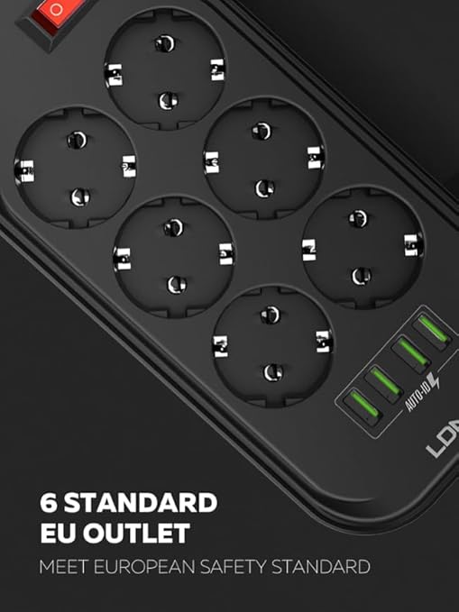 LDNIO 6 POWER - 4 AUTO ID -SE6403