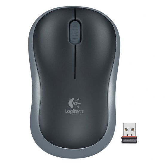 Logitech® Wireless Mouse M185 Swift Gray 