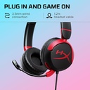 HyperX Cloud Mini Kids Gaming Headset  (RED-BLACK) 