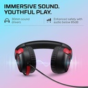 HyperX Cloud Mini Kids Gaming Headset  (RED-BLACK) 