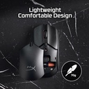 HyperX Pulsefire Haste 2 Core Wireless – lightweight gaming mouse with 12000 DPI sensor, dual wireless, 100-hour battery, and RGB lighting