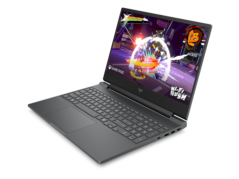 HP Victus 15-fb3015ne -AMD Ryzen™ 7- 7445H-RAM 16GB DDR5 PC 5600-Hard 512SSD NVME-NVIDIA® GeForce RTX™ 4050 GPU 6GB DDR6-15.6" diagonal, FHD (1920 x 1080), 144 Hz, IPS-Windows 11 Home-3years-silver