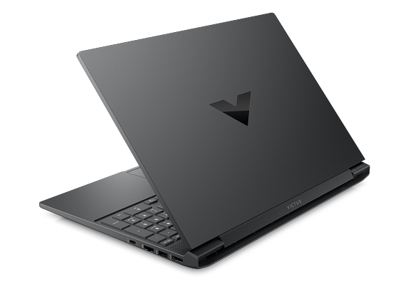 Victus 15 Roku - Intel - Coreset - Product Image - Mica Silver - Moonstone Grey Keyboard - IR - White Backlit - Left Rear Profile
