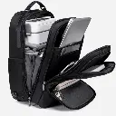 Arctic Hunter LG00656 Rolling Laptop Backpack – Wheeled Business Travel Laptop Trolley Backpack – Durable Carry-on Laptop Bag – Black