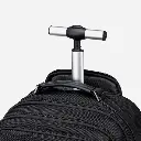 Arctic Hunter LG00656 Rolling Laptop Backpack – Wheeled Business Travel Laptop Trolley Backpack – Durable Carry-on Laptop Bag – Black