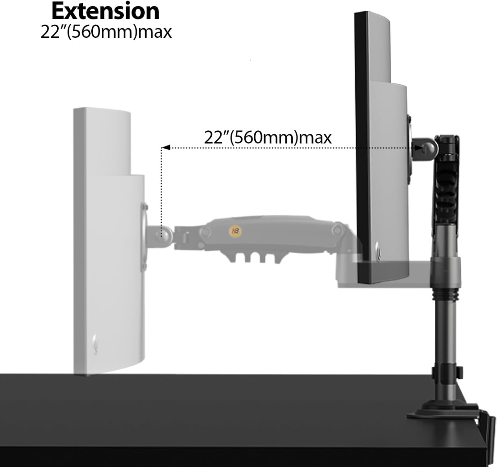 NB MODEL-H100 MONITOR MOUNT 17-30 INCH 9KG-1001671033