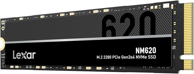 Lexar NM620 M.2 2280 NVMe SSD 256GB up to 3300MB/s read, 1300MB/s write