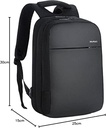 Meinaili 1802-15.6-Inch Waterproof Laptop Backpack With Usb Charging Port-Black.
