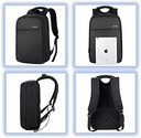 Meinaili 1802-15.6-Inch Waterproof Laptop Backpack With Usb Charging Port-Black.