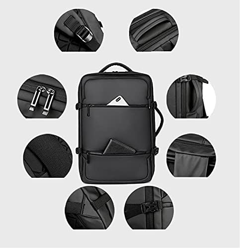 Meinaili 1802-15.6-Inch Waterproof Laptop Backpack With Usb Charging Port-Grey.