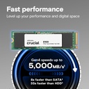 Crucial E100 Gen4 NVME 2280 M.2 SSD 2TB