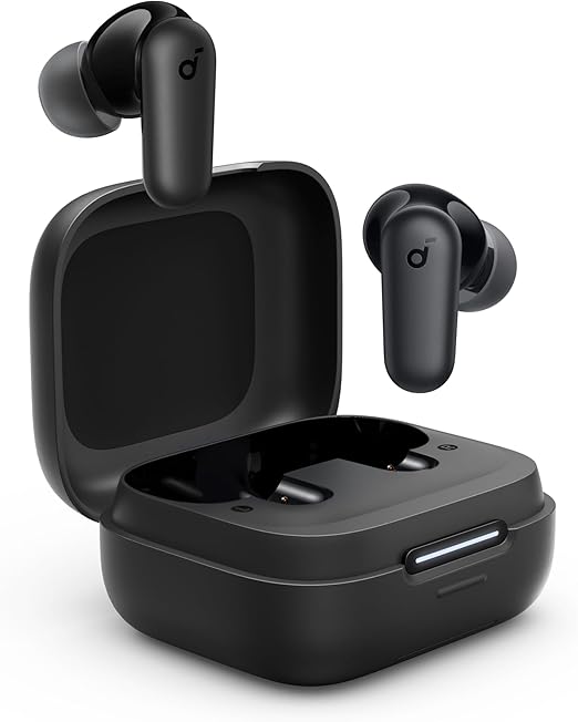 Anker Soundcore R50i NC True Wireless Earbuds (5030145) – Bluetooth Noise Cancelling Earphones with Deep Bass, AI-Enhanced Calls, 45H Playtime, and IPX5 Water Resistance – Black