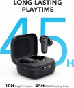 Anker Soundcore R50i NC True Wireless Earbuds (5030145) – Bluetooth Noise Cancelling Earphones with Deep Bass, AI-Enhanced Calls, 45H Playtime, and IPX5 Water Resistance – Black