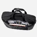 Arctic Hunter GW00022 Laptop Crossbody Bag – Waterproof Shoulder Messenger Bag with USB Charging Port and Multi-Compartment Design – Black/Blue
