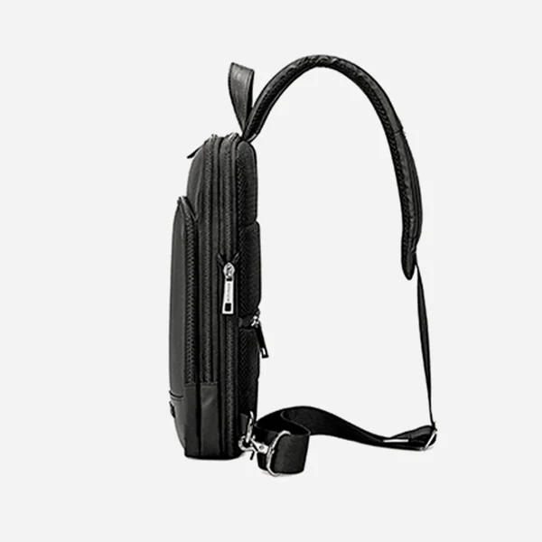 Arctic Hunter XB00113 Men’s Crossbody Sling Bag – Waterproof Shoulder Bag with USB Charging Port and Anti-Theft Design – Black