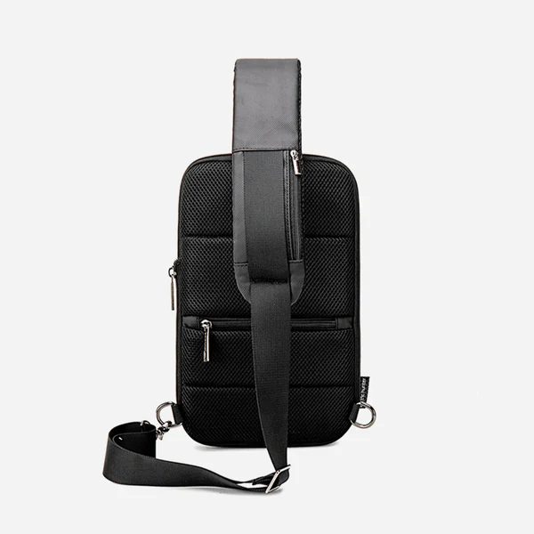 Arctic Hunter XB00126 Anti-Theft Waterproof Crossbody Shoulder Bag – Premium Men’s Sling Bag with USB Charging Port – Black