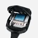 Arctic Hunter XB00693 TMS Chest Sling Bag – Waterproof Anti-Theft Crossbody Travel Bag with USB Charging Port – Black (XB00693-BLK)